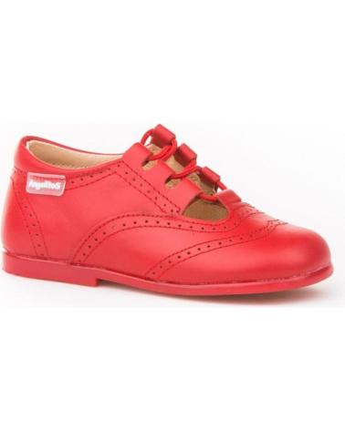 Schuhe für Mädchen und Junge ANGELITOS INGLESITA PIEL 504 ROJO