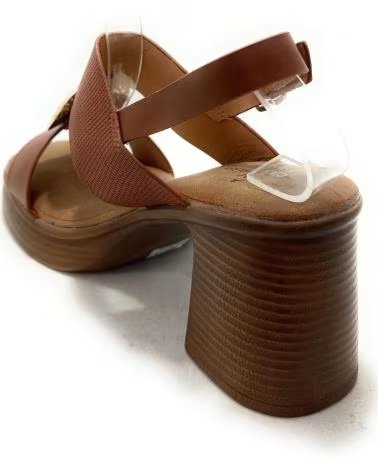 CHIC VISION SANDALIAS TACON HEBILLA VESTIR CHAPA MARRóN