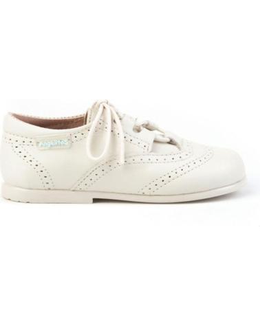 Chaussures pour Fille et Garçon ANGELITOS INGLESITA PIEL 505 BEIGE