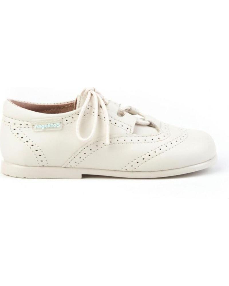 Scarpe per Bambina e Bambino ANGELITOS INGLESITA PIEL 505 BEIGE