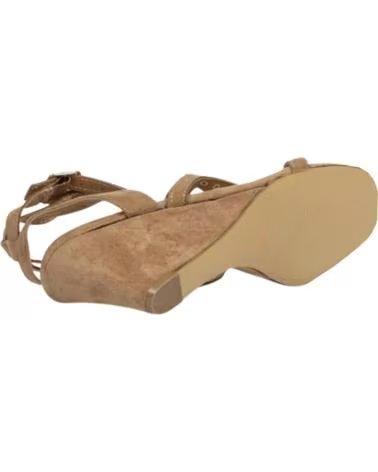 KESLEM WEDGE SANDALS VOTO175 CAMEL REF: 1176619