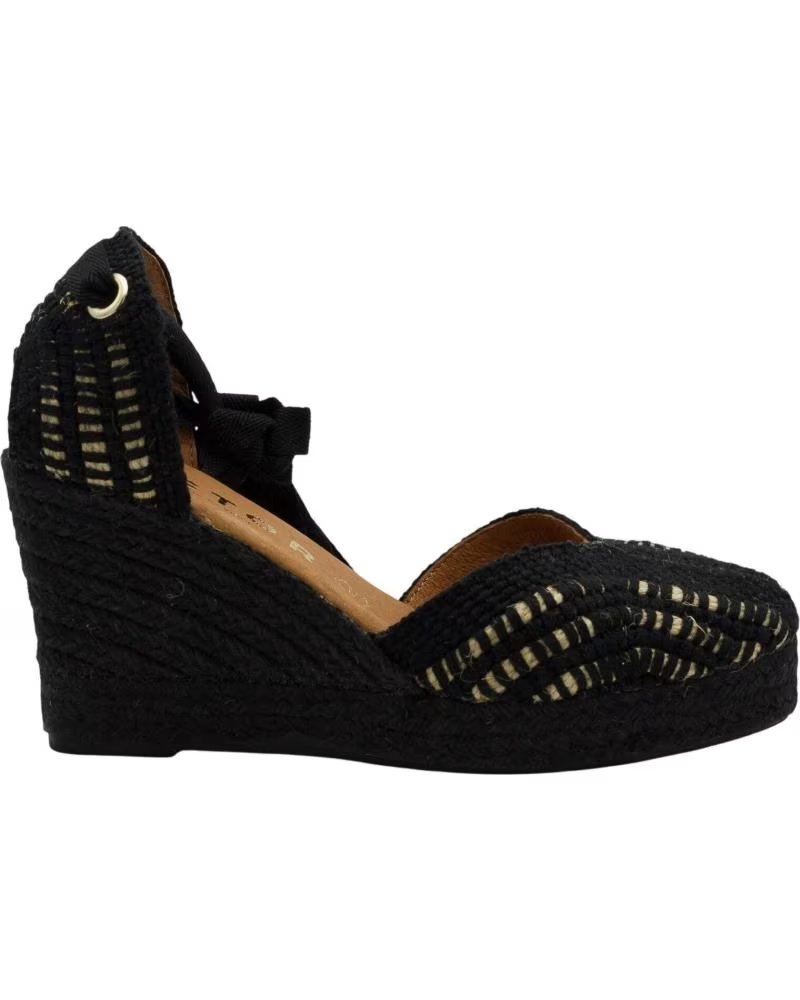 CABRERA SANDALO CON ZEPPA 21-7 NERO RIF: 1176698 NEGRO