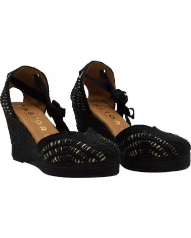 CABRERA SANDALO CON ZEPPA 21-7 NERO RIF: 1176698 NEGRO