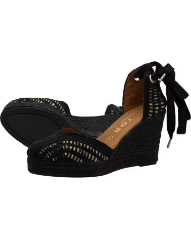 CABRERA SANDALO CON ZEPPA 21-7 NERO RIF: 1176698 NEGRO