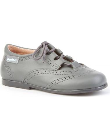 girl and boy shoes ANGELITOS INGLESITA PIEL 505 GRIS