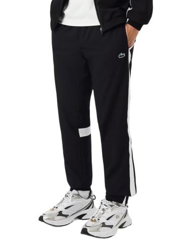 LACOSTE PANTALÓN DE CHÁNDAL TAPERED TACKPANT NEGRO REF 1176766