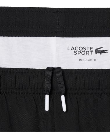 LACOSTE PANTALÓN DE CHÁNDAL TAPERED TACKPANT NEGRO REF 1176766