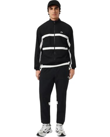 LACOSTE PANTALÓN DE CHÁNDAL TAPERED TACKPANT NEGRO REF 1176766