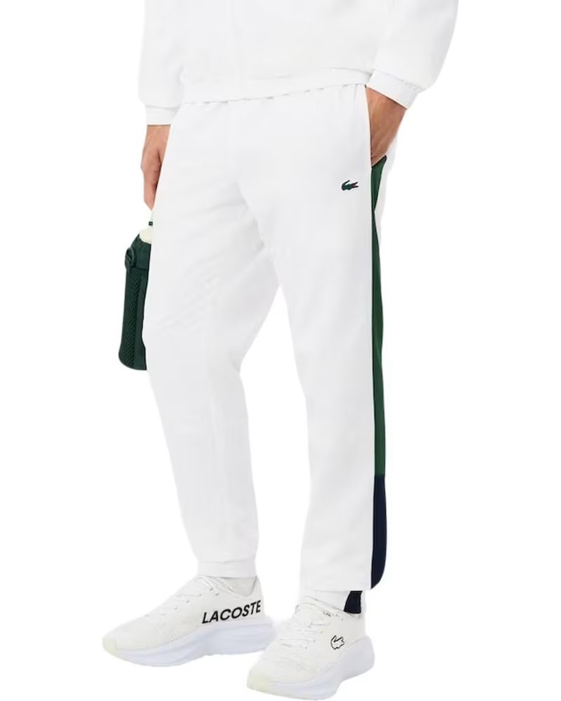 LACOSTE PANTALON COLOURBLOCK TRACKPANT BLANC RÉF 1176767 BLANCO