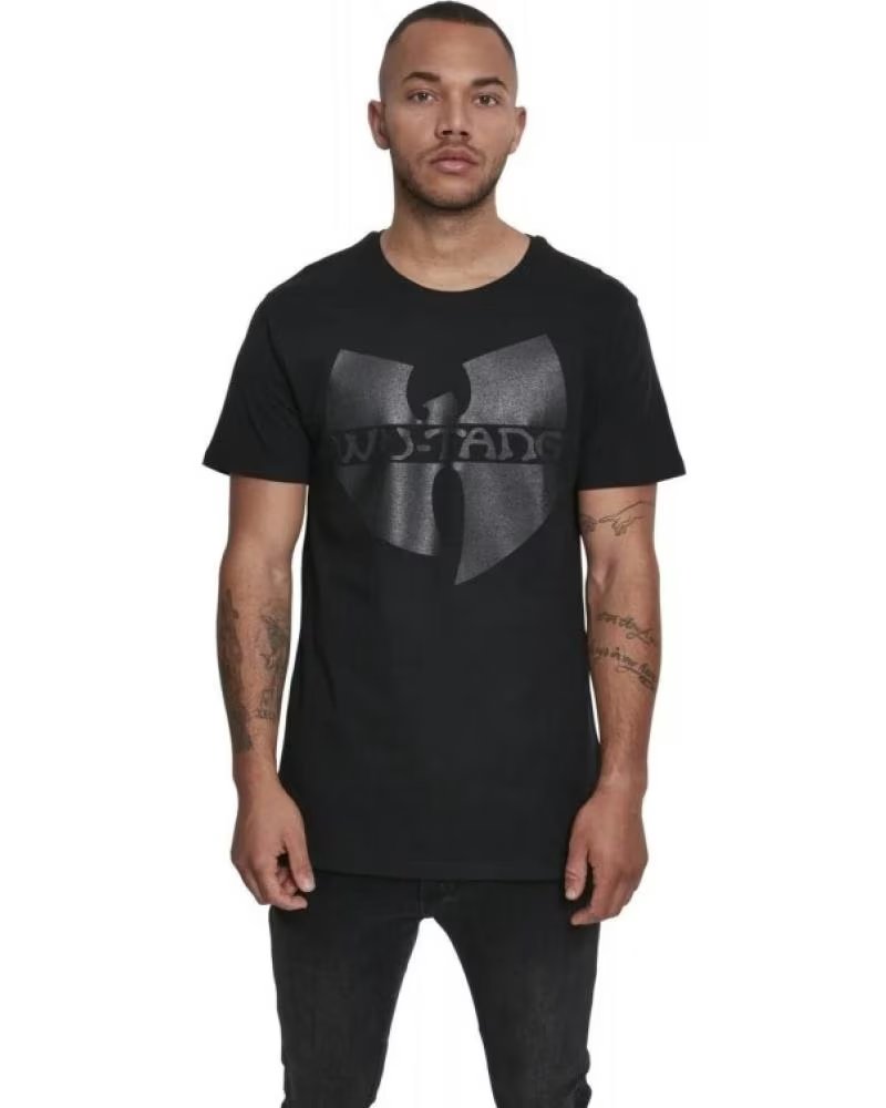 MISTER TEE CAMISETA DE MANGA CORTA WU028 EN PARA HOMBRE NEGRO
