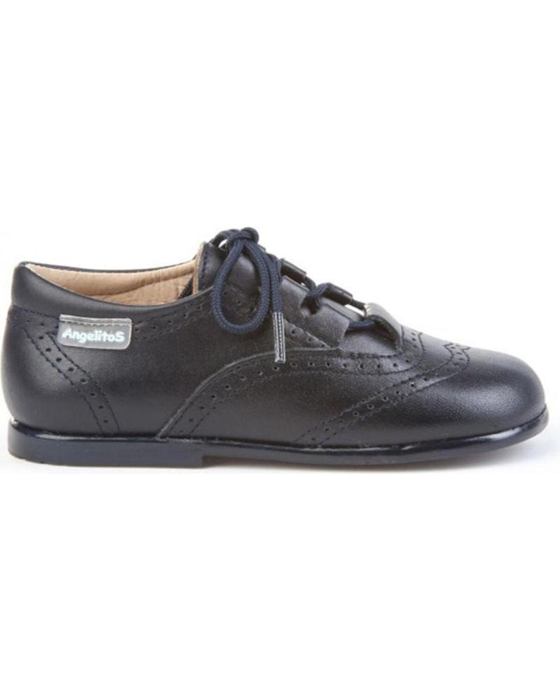Chaussures pour Fille et Garçon ANGELITOS INGLESITA PIEL 505 MARINO
