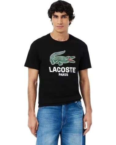 LACOSTE CAMISETA DE MANGA CORTA TH563416605 EN NEGRO PARA HOMBRE MARINO