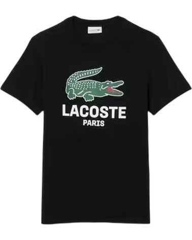 LACOSTE CAMISETA DE MANGA CORTA TH563416605 EN NEGRO PARA HOMBRE MARINO