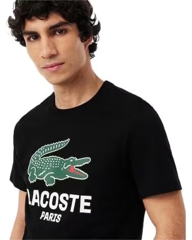 LACOSTE CAMISETA DE MANGA CORTA TH563416605 EN NEGRO PARA HOMBRE MARINO