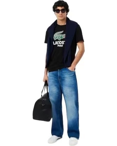 LACOSTE CAMISETA DE MANGA CORTA TH563416605 EN NEGRO PARA HOMBRE MARINO