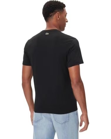 CAMISETA LACOSTE PARIS BIG CHEST CROCO CREWNECK TH5634-00 NEGRA
