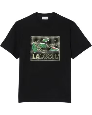 LACOSTE CAMISETA DE MANGA CORTA TH1446-031 EN NEGRO PARA HOMBRE BLACK