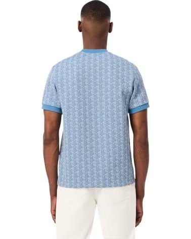 CAMISETA LACOSTE MONOGRAMA PHOENIX JACQUARD TH11971QI AZUL