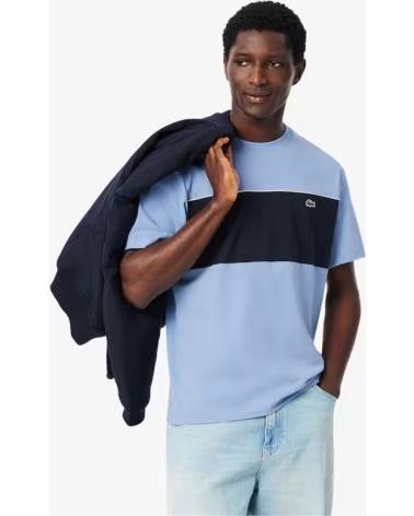 LACOSTE CAMISETA DE MANGA CORTA TH0896-3PT EN AZUL PARA HOMBRE APHYLLA-BLACK