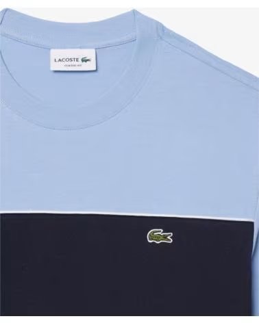 LACOSTE CAMISETA DE MANGA CORTA TH0896-3PT EN AZUL PARA HOMBRE APHYLLA-BLACK