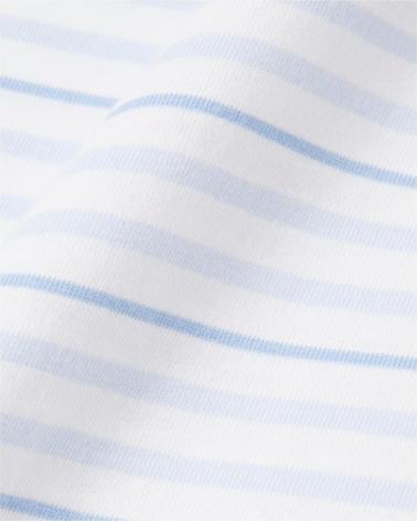 LACOSTE CAMISETA BLANCA RAYAS CREWNECK TEE BLANCO