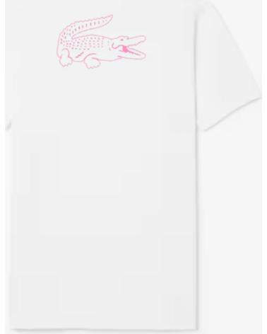 LACOSTE CAMISETA SPORT ULTRA DRY RIBETED CONTRAST REF 1176816 BLANCO