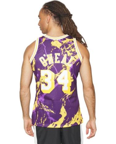 MITCHELL NESS CAMISETA & LAKERS DOODLE SWINGMAN JERSEY 1176821 MORADO