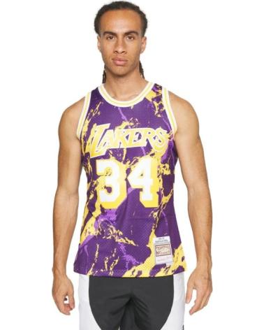 MITCHELL NESS CAMISETA & LAKERS DOODLE SWINGMAN JERSEY 1176821 MORADO
