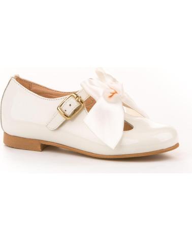girl shoes ANGELITOS ZAPATO FRANCESITAS PIEL 516 BEIGE