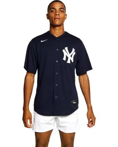 NIKE CAMISETA DE BEISBOL MLB NEW YORK YANKEES EN PARA HOMBRE AZUL