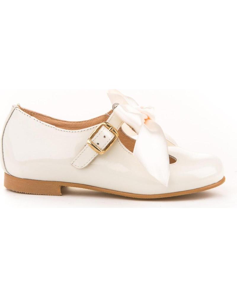 girl shoes ANGELITOS ZAPATO FRANCESITAS PIEL 516 BEIGE