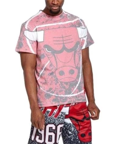 MITCHELL NESS CAMISETA DE MANGA CORTA JUMBOTRON EN NEGRO PARA HOMBRE ROJO