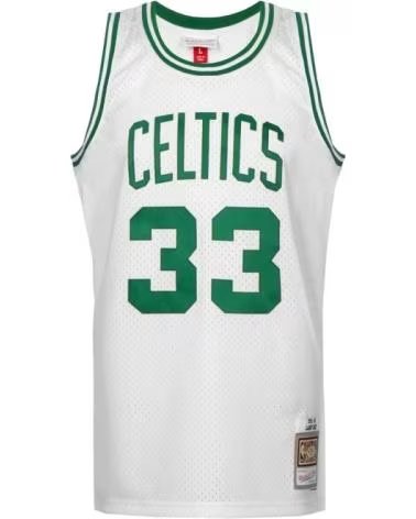 MITCHELL NESS MAILLOT & BOSTON CELTICS LARRY BIRD 33 RÉF 1176857 BLANCO