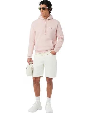 LACOSTE SUDADERA CON CAPUCHA SH9623ADY EN PARA HOMBRE ROSA
