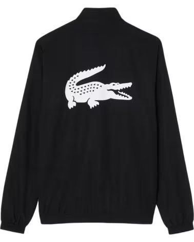 LACOSTE GIACCA BACK CROCO TRACKJACKET 1176875 NEGRO