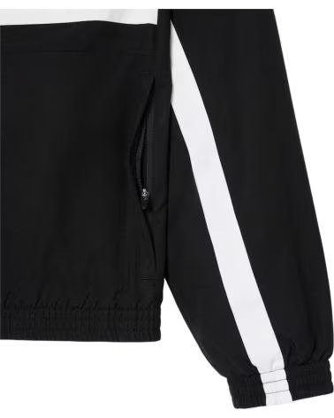 LACOSTE GIACCA BACK CROCO TRACKJACKET 1176875 NEGRO