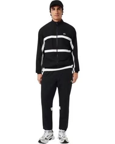 LACOSTE GIACCA BACK CROCO TRACKJACKET 1176875 NEGRO