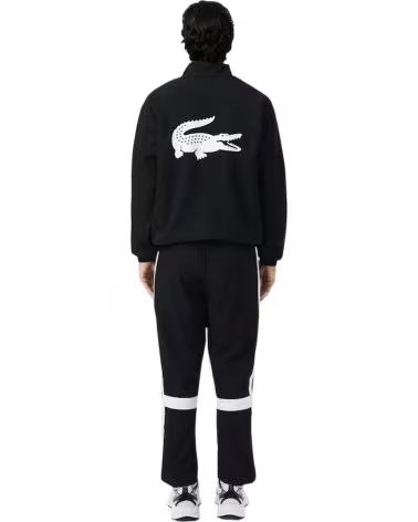 LACOSTE GIACCA BACK CROCO TRACKJACKET 1176875 NEGRO