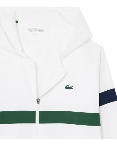 LACOSTE GIACCA COLOURBLOCK TRACKJACKET BIANCO RIFERIMENTO 1176876/1178608 BLANCO