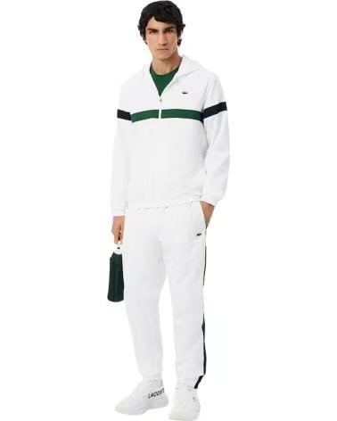 LACOSTE GIACCA COLOURBLOCK TRACKJACKET BIANCO RIFERIMENTO 1176876/1178608 BLANCO
