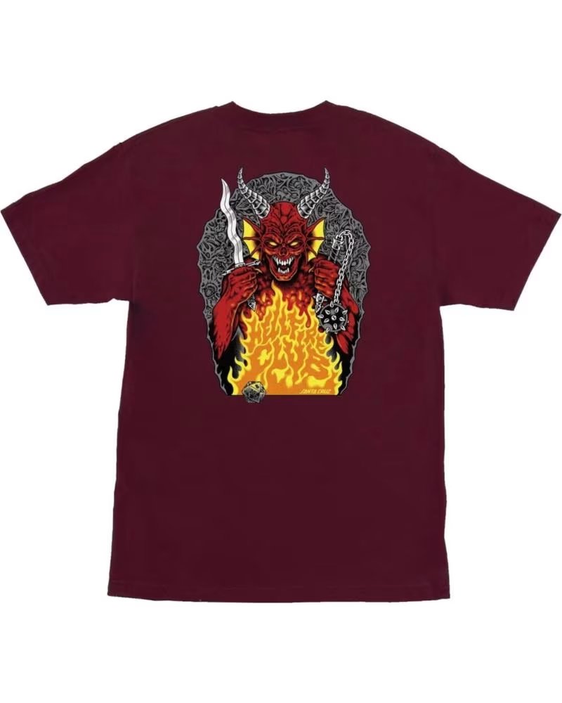 CAMISETA SANTA CRUZ X STRANGER THINGS HELLFIRE PIT 072-9189 NAN