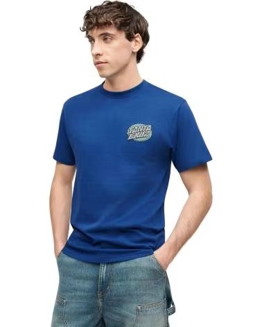 SANTA CRUZ CAMISETA DE MANGA CORTA SCATEE13330 EN AZUL PARA UNISEX MARINO