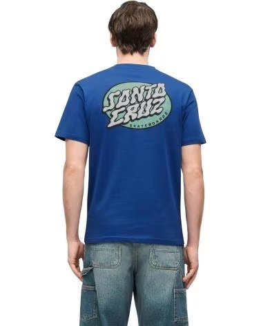 SANTA CRUZ CAMISETA DE MANGA CORTA SCATEE13330 EN AZUL PARA UNISEX MARINO
