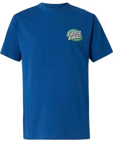 SANTA CRUZ CAMISETA DE MANGA CORTA SCATEE13330 EN AZUL PARA UNISEX MARINO
