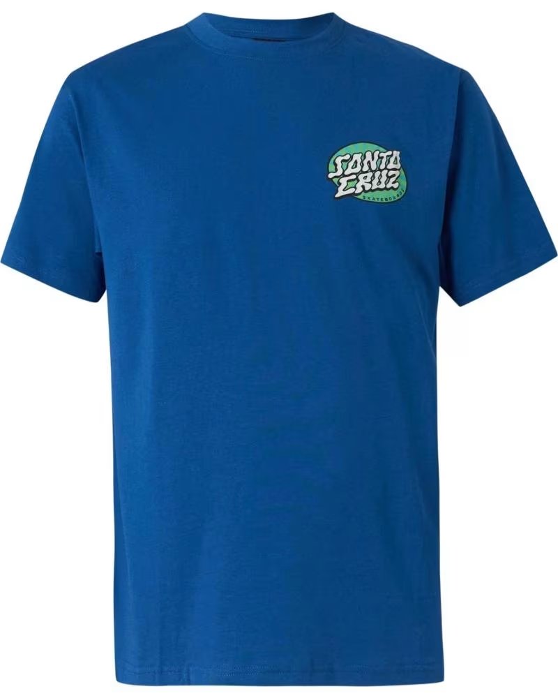 SANTA CRUZ CAMISETA DE MANGA CORTA SCATEE13330 EN AZUL PARA UNISEX MARINO