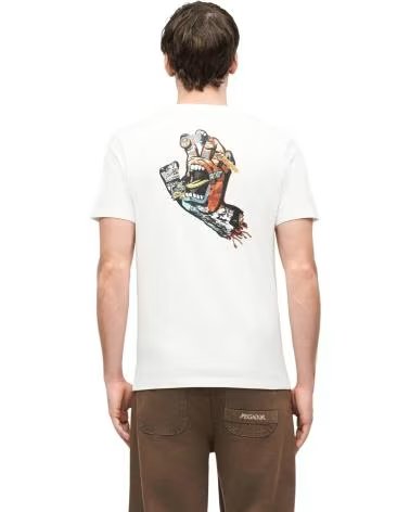 SANTA CRUZ CAMISETA DE MANGA CORTA SCATEE13258 EN PARA UNISEX BLANCO
