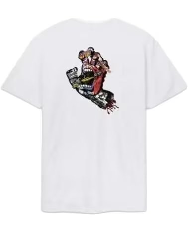 SANTA CRUZ CAMISETA DE MANGA CORTA SCATEE13258 EN PARA UNISEX BLANCO