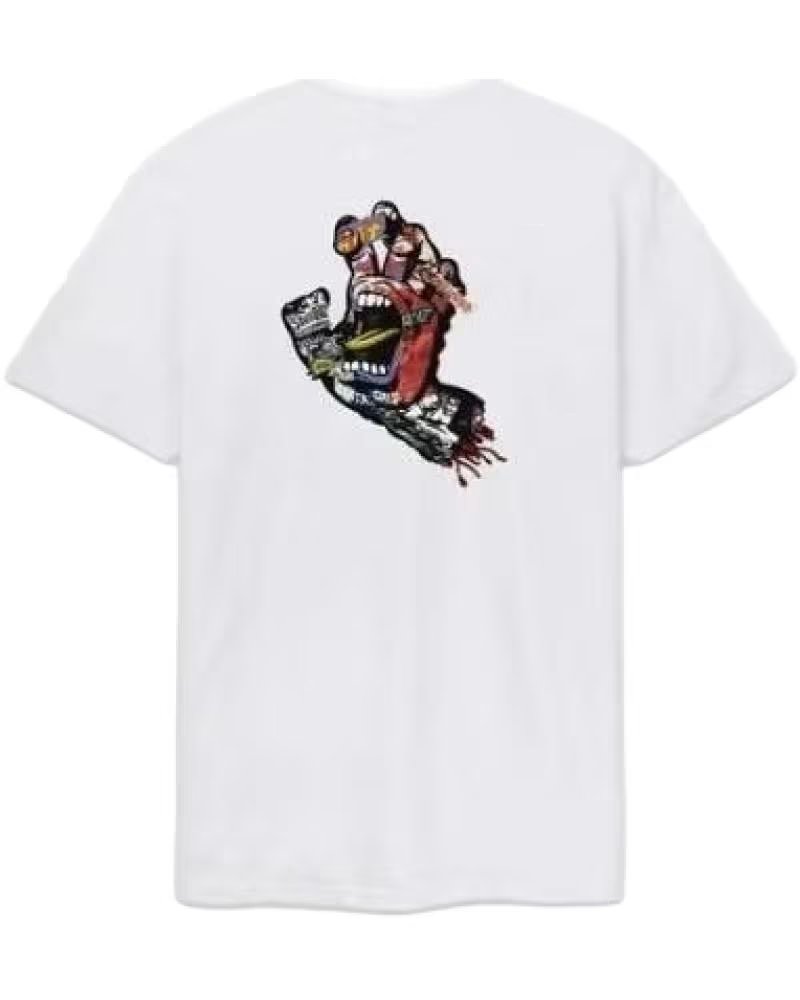 SANTA CRUZ CAMISETA DE MANGA CORTA SCATEE13258 EN PARA UNISEX BLANCO