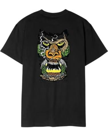 SANTA CRUZ CAMISETA DE MANGA CORTA SCATEE13120 EN PARA UNISEX NEGRO
