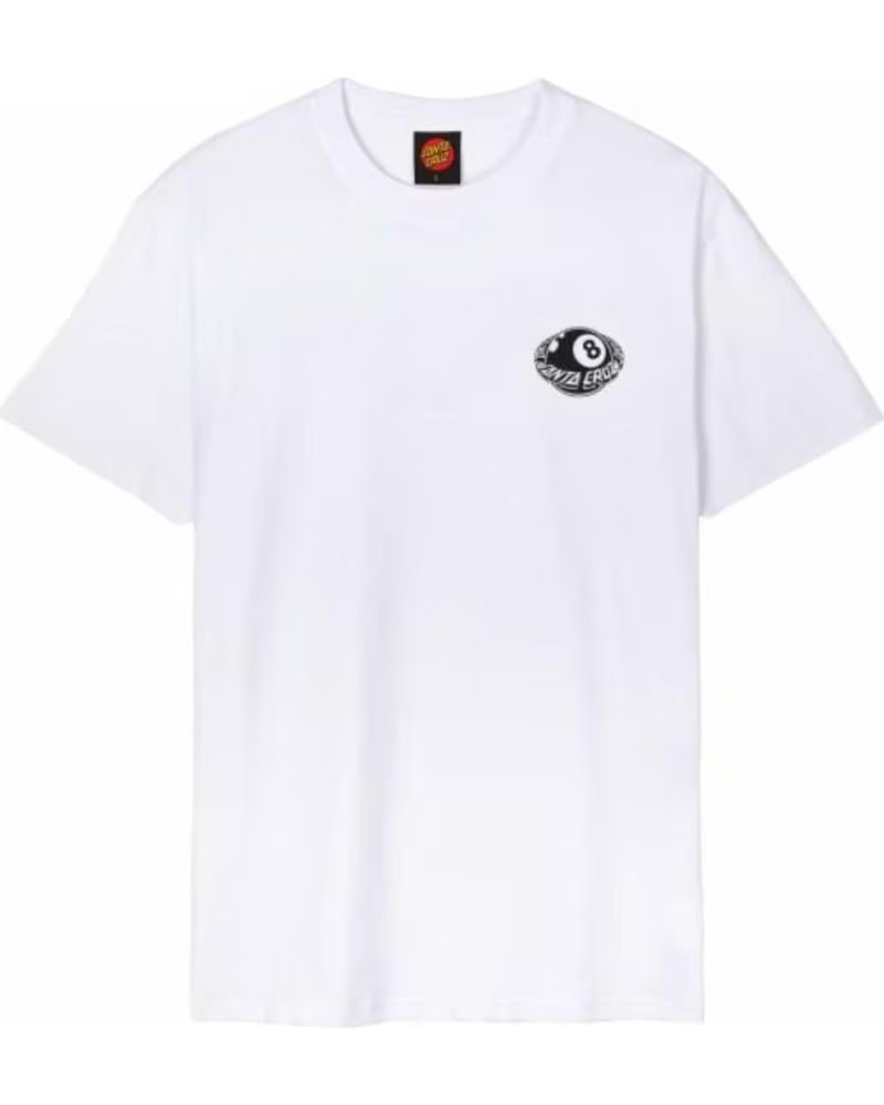 SANTA CRUZ CAMISETA DE MANGA CORTA SCA-TEE-130 EN BLANCO PARA HOMBRE WHITE